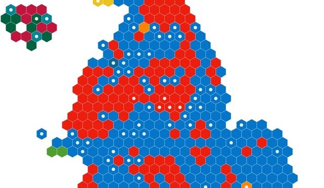 Electoral Map of 2019 UK Election